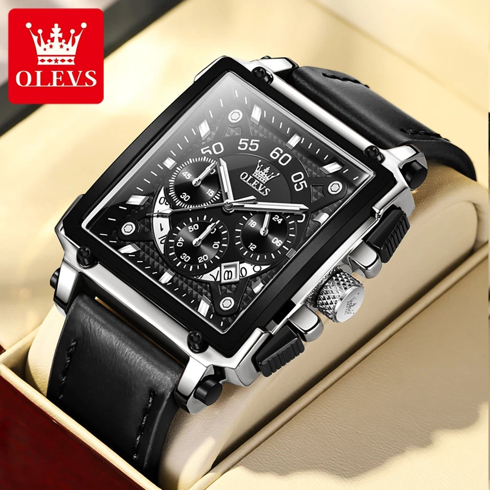 OLEVS 9919 Men’s Quartz Chronograph Watch with Calendar