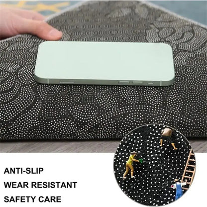 VIKAMA Welcome Printed Carpet, Durable and Washable, Crystal Velvet Home Entrance Doormat, Bedroom Entrance Mat, Home Decor