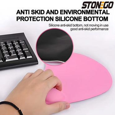 Ergonomic Keyboard & Mouse Wrist Rest Mouse Pad — Neoprene EVA Wrist Support, Non-Slip