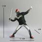 Home Decor Resin Street Abstract Art Statue Sculpture Figurine Baseball Figure Toy Study Room Home Interior Decor Decoration