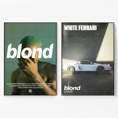 Modern Blond Frank Ocean Hypebeast Rap Fashion Album Wall Art Canvas Painting Posters For Living Room Home Decor