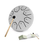 Mini Steel Tongue Drum 4-inch (10 cm) 8-Note Portable Rain Drum for Adults & Kids