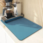 Absorbent Diatom Mud Dish Drying Mat – Non-Slip Quick-Dry Kitchen & Bathroom Drain Pad