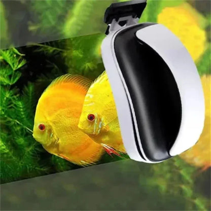 Magnetic Floating Algae Scraper for Aquarium Glass — Strong Magnetic Fish Tank Brush (Multiple Sizes)