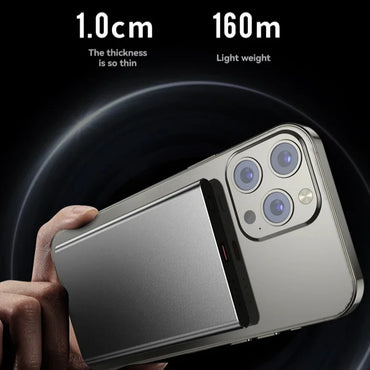 5000mAh Qi2 Wireless Power Bank Ultra Slim Magnetic Back-Clip Fast Charge Portable Battery for Smartphones