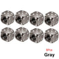 2/8-Pack Aluminum Dice Tire Valve Caps, Universal Wheel Stem Air Valve Covers for Car Truck Motorcycle Bike