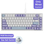75% Hot-Swappable Mechanical Keyboard — Bluetooth 5.1, 2.4G Wireless & Wired USB-C, PBT Keycaps, RGB, Gasket Mount, Metal Volume Knob