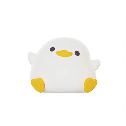 Duck LED Night Light Silicone Rechargeable USB Touch Lamp with Timer Kids Bedroom Gift