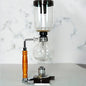 3-5 Cup Syphon Coffee Maker 600ml (20.3 fl oz) Heat-Resistant Glass Siphon Vacuum Brewer