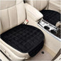 Universal Car Seat Cushion with Non-Slip Rubber Bottom and Storage Pouch - Plush Seat Pad for Car, Truck, Van, SUV and Office Chair