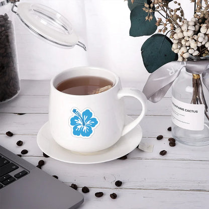 60/120PCS Hibiscus Flower Graffiti Sticker Car Luggage Water Cup Computer Stationery Laptop Sticker