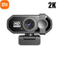 4K Autofocus Webcam with Dual Noise-Canceling Microphones, USB Streaming Webcam for PC & Laptop with Privacy Cover and Mount