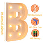 91.5CM Giant Letter Led Light Frame Box Baby Shower 1st Birthday Wedding Party Decor Christmas DIY Name Balloon Filling Box