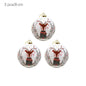 3pcs 8cm Christmas Balls Original Gifts Christmas Decoration 2024 Christmas Tree Decorations Gift Decoration Pendants Baubles