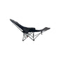 Foldable Recliner Chair with Curved Headrest, Padded Portable Camping & Relaxation Lounger