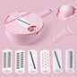 Manual Vegetable Chopper & Grater – Handheld Salad Shredder for Carrots and Potatoes – Eco-Friendly (Pink, Green, Blue)