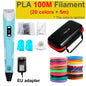 3D Printing Pen for Kids with Travel Case — PLA 1.75mm Filament, LED Display, Adjustable Temp & Speed, DIY Drawing Gift
