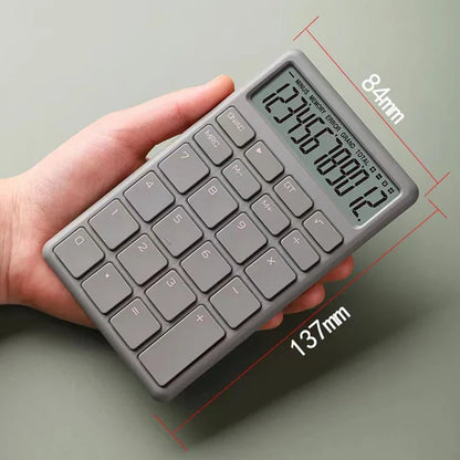12-Digit Dual Power Solar Calculator - Portable Electronic Calculator for Home, Office & School