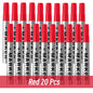 Waterproof Black Permanent Paint Marker - Quick-Dry Oil-Based Pen for Tires, Metal & Glass