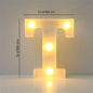 16cm (6.3 in) LED Marquee Letter & Number Light - Battery-Operated Night Lamp for Home, Wedding, Bar & Party Decor