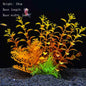 Artificial Aquarium Plants – Plastic Underwater Green Shrubs with Resin Base, Fish Tank Decoration