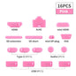 16-Pack Silicone Laptop Dust Plugs Universal USB-C USB HDMI Audio SD Port Protectors