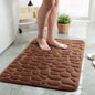 3D Non-Slip Bathroom Mat – Quick-Dry Absorbent Cobblestone Doormat