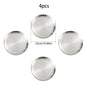 4pcs stainless steel silver plates, Korean style grilled meat plates, household circular trays, bone plates, cake plates
