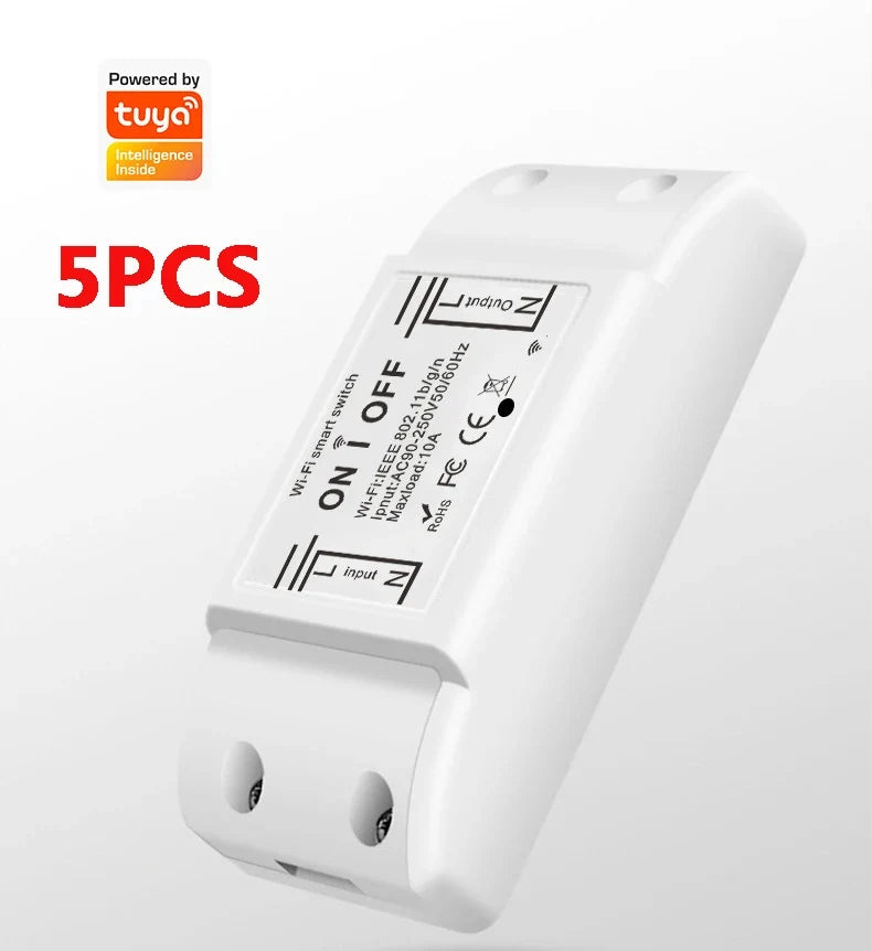 Universal Breaker Timer Wireless Switch Remote Control Works with Tuya Smart Life App Alexa Google Assistant Home DIY Switch