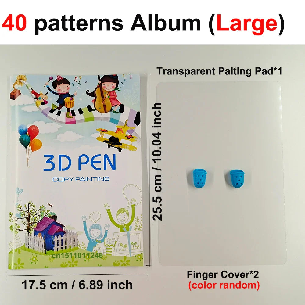 3D Printing Pen for Kids with Travel Case — PLA 1.75mm Filament, LED Display, Adjustable Temp & Speed, DIY Drawing Gift