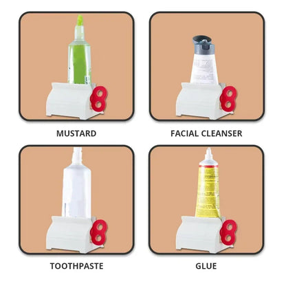 Toothpaste Tube Squeezer – Easy Roller Dispenser for Waste-Free Bathroom Use