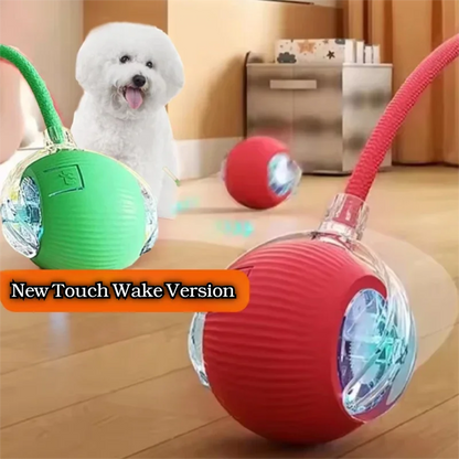 Rechargeable Interactive Rolling Ball Toy for Dogs & Cats — Automatic Smart Obstacle-Avoiding Pet Play Ball