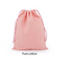 Cotton Drawstring Canvas Bags - White Reusable Gift & Storage Pouches for Candy, Jewelry, Travel and Home Organization