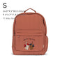 Kids Cotton Backpack (S/L) – Kindergarten & Travel Schoolbag for Toddlers, Children and Moms, Waterproof Geometric Cherry Lemon