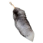 Plush-Fox Tail Keychain Furry Racoon Tail Keyring Keychain 28cm Animal Tail Key-Pendant Pompoms Keyring Holder Bag-Decor