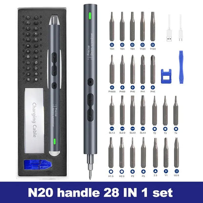 Rechargeable Electric Precision Screwdriver 62-in-1 Kit – Wireless Mini Magnetic Bits for Mobile & Electronics Repair