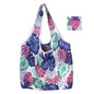 Foldable Reusable Grocery Tote Bag, Lemon Print Eco-Friendly Travel & Beach Pouch