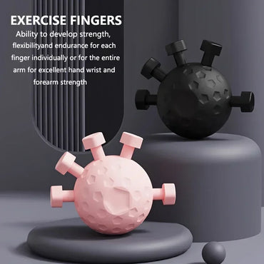 Finger Exerciser Hand Grip Strengthener - Portable Finger Trainer for Rock Climbing, Musicians and Hand Therapy
