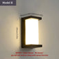 LED Outdoor Wall Light with Radar Motion Sensor - Waterproof Modern Porch & Garden Lamp AC85-265V
