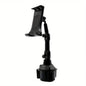 ABS Material Waterproof Car Cup Holder Mount for Tablets and Phones, Heavy Duty Expandable Base for Auto Vehicles