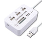 USB-C Multi Card Reader Hub — 3/5/6-in-1 SD & microSD (TF) + USB 2.0/3.0 Adapter, Up to 6 Slots