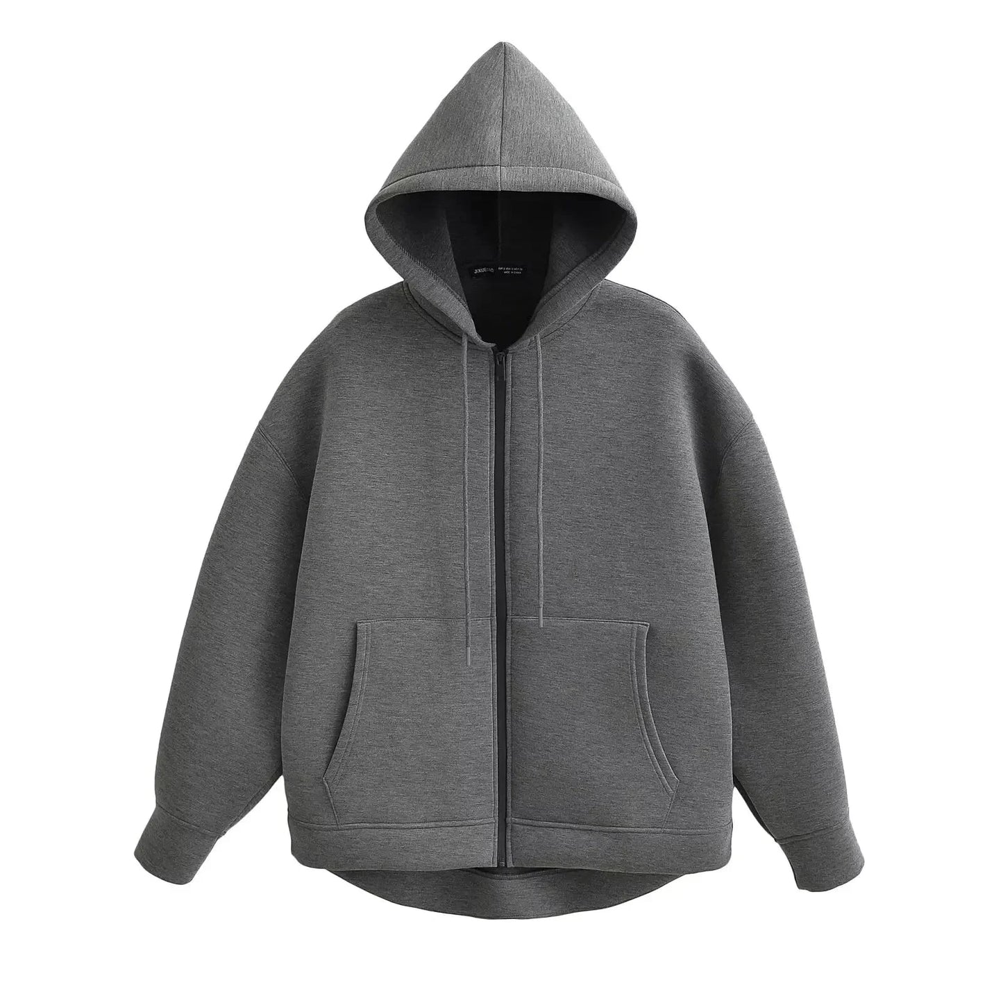 Autumn Women’s Hooded Jacket – Long Sleeve Zipper Coat