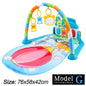 Baby Kick & Play Piano Gym Mat - Musical Tummy Time Activity Playmat for 0-36 Months (30 x 23 x 16.5 in / 76 x 58 x 42 cm)