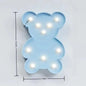 1PC Creative LED Shaped Lamp Indoor Battery Powered Wall Light,Decoration Night Light For Bedroom Table Beach Party&Photography