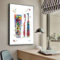 Anatomy Human Teeth Art Posters Teeth Row Teeth Illustra Poster HD Posters Home Room Bar Cafe Decor Art Wall Painting Picture