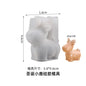 3D Christmas Tree Silicone Mold for Candle Making, Soap, Resin & Baking DIY Holiday Craft Kit