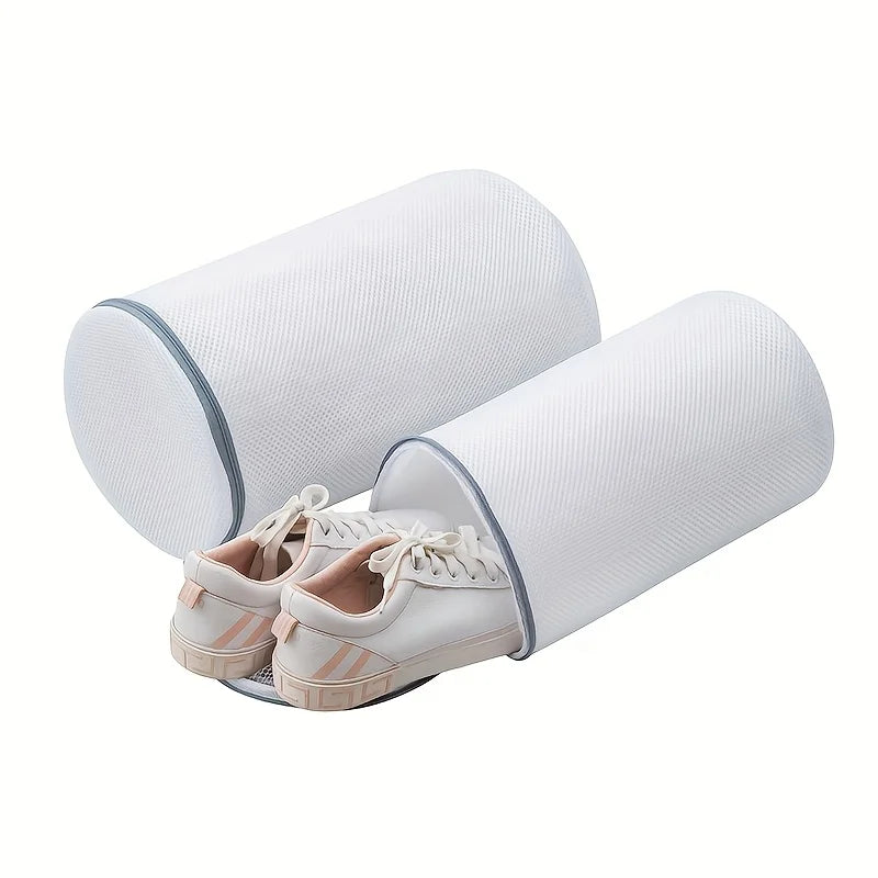 Mesh Shoe Laundry Bag with Zipper – Durable Wash Bag for Sneakers, Running Shoes, Socks & Bras
