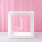 First Birthday Balloon Boxes For Party Decorations 1st Birthday Balloon Blocks Decor with ONE Letter Boy Girl Baby Shower Decor