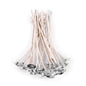 Smokeless Cotton Candle Wicks 30-Pack — 6–20 cm (2.4–7.9 in) Large-Base Woven Wicks for Soy Wax & Kerosene Lamps