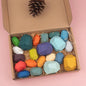 Wooden Sorting Stacking Rocks Montessori Toy